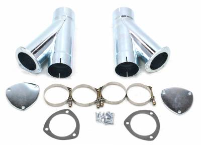 Patriot Exhaust Components - Patriot Cut Out Kits - Patriot Exhaust Products - Patriot Exhaust H1134 Exhaust Cut-Out Hookup Kit 3 1/2 Inch Pair