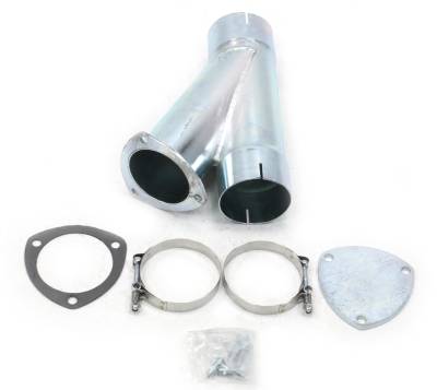 Patriot Exhaust H1135 Exhaust Cut-Out Hookup Kit 3 1/2 Inch Single