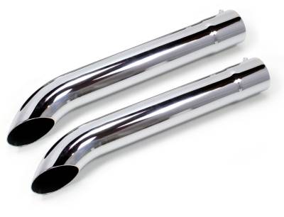 Patriot Exhaust Components - Patriot Exhaust Turn Outs - Patriot Exhaust Products - Side Tubes Turnout Muff Chrm
