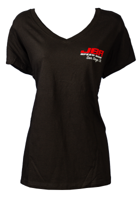 Women's - T-Shirts - JBA WOMENS BLACK V-NECK