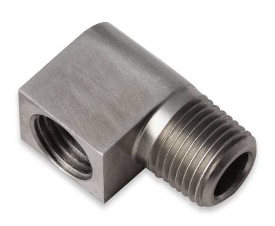 Hard Line - Tube Nuts & Hardline Adapters - Earls - 90 DEGREE 1/8 NPT MALE TO 10MM X 10 CONC