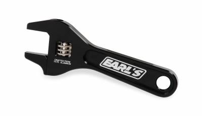 EARLS ALUMINUM ADJUSTABLE AN WRENCH Earl's fits -3 to -12 AN Sizes