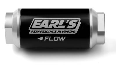 Fuel System Components - Fuel Filters - Earls - BILLET FF, 100 GPH, 10 MIC, -6AN