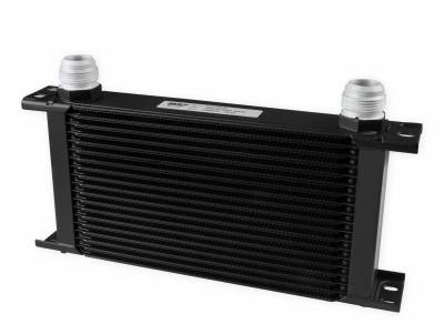 Oil and Transmission Coolers - Wide - Earls - 19 ROW -16 AN ULTRAPRO COOLER WIDE BLK