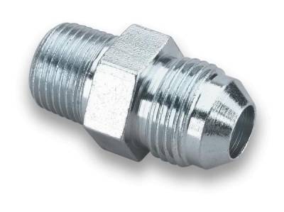 Straight -4 to 3/8 NPT Adapter Nickel Plated