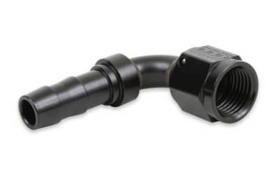 Super Stock - Super Stock Push On Hose Ends - Earls - EARLS SUPER STOCK™ 90 DEGREE -6 FEMALE TO 3/8" BARB