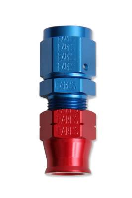 Hard Line - Tube Nuts & Hardline Adapters - Earls - EARLS -8 AN FEMALE TO 1/2" TUBING ADAPTER Red & Blue Anodized Lightweight Aluminum Construction.