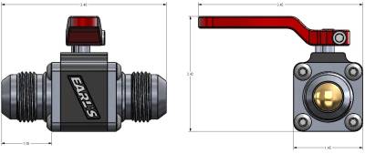 Earls - EARLS ULTRAPRO BALL VALVE -12 AN MALE TO MALE - Image 5