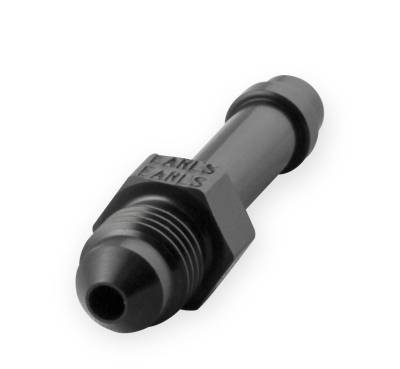 Earls - EARLS STRAIGHT 1/4" HOSE TO -3 AN MALE Black Anodized - Image 2