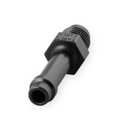 Earls - EARLS STRAIGHT 1/4" HOSE TO -3 AN MALE Black Anodized - Image 3