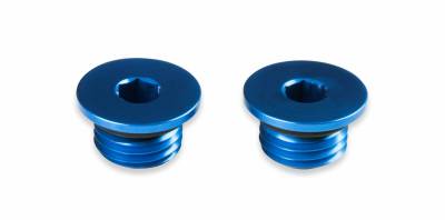 Earls - EARLS PORT PLUG - ALLEN HEAD -3 Blue Anodized - Image 2