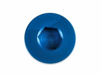 Earls - EARLS -10 PORT PLUG - ALLEN HEAD Blue Anodized - Image 5