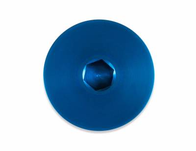 Earls - EARLS PORT PLUG - ALLEN HEAD -12 Blue Anodized - Image 4