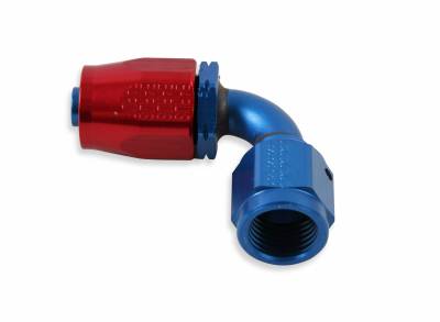 Earls - EARLS AUTO-FIT HOSE END 90 Degree -8 Red/Blue - Image 2
