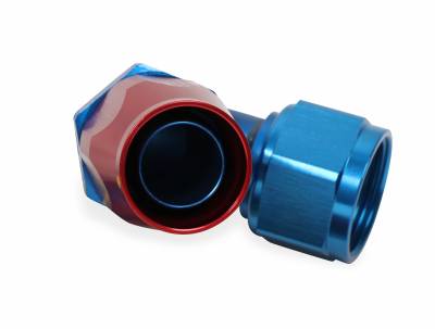 Earls - EARLS AUTO-FIT HOSE END 120 Degree -16 Red/Blue - Image 2