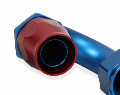 Earls - EARLS AUTO-FIT HOSE END 180 Degree -16 Red/Blue - Image 2