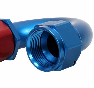 Earls - EARLS AUTO-FIT HOSE END 180 Degree -16 Red/Blue - Image 3