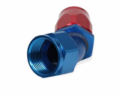 Earls - EARLS AUTO-FIT HOSE END 45 Degree -16 Red/Blue - Image 2