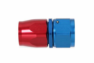 Earls - EARLS AUTO-FIT HOSE END Straight -16 Red/Blue - Image 2
