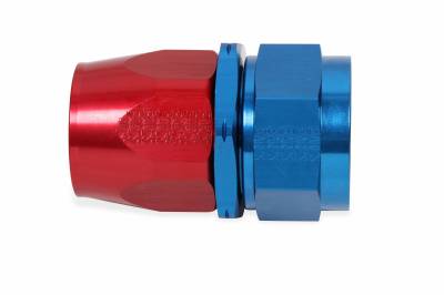 EARLS AUTO-FIT HOSE END Straight -20 Red/Blue