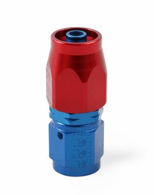 Earls - EARLS AUTO-FIT HOSE END Straight -4 Red/Blue - Image 2