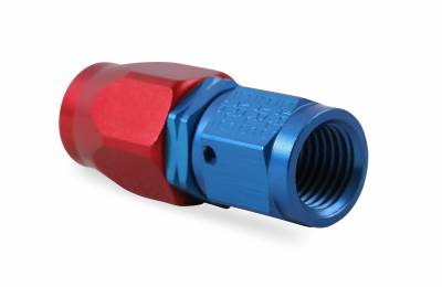 Earls - EARLS AUTO-FIT HOSE END Straight -4 Red/Blue - Image 3