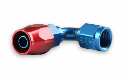 EARLS SWIVEL-SEAL® HOSE END 90 Degree -12 - Red/Blue