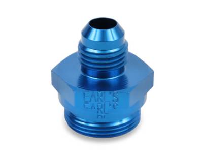 Earls - EARLS -6 AN MALE TO 7/8"-20 MALE - Blue Anodized - Image 2