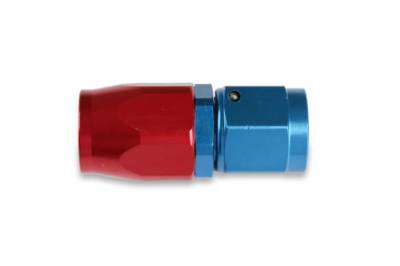 EARLS SWIVEL-SEAL® HOSE END Straight -8 - Red/Blue