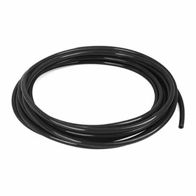 Polyurethane vacuum tubing, 3/8" O.D., 10ft - black