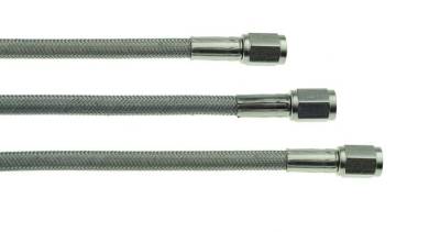 Straight -04 AN female to straight -04 AN female 9" Pre-Assembled brake line