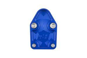 Fuel System Components - Block Off Plates - Red Horse Products - Aluminum Block-Off Plate for SBC ENGINE - Blue