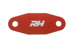 Aluminum Block-Off Plate for Ford 351C, 351M & 400 ENGINE - Red