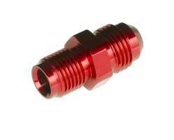 -06 AN male to 1/2-20 fuel pump adapter - red