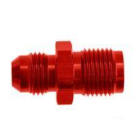 -06 AN male to 5/8-18 inverted flare pump/fuel line adapter - red