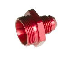 -08 to 7/8" x 20 holley dual feed carb fitting - red - 2/pkg