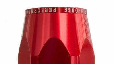 Hose Ends - Sockets - Red Horse Products - -20 AN hose end socket - red