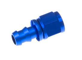 Hose Ends - Push Lock Hose Ends - Red Horse Products - -04 straight AN/JIC hose end push lock - blue