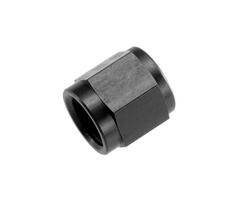 -03 AN/JIC aluminum tube nut 3/8" x 24 - black - 6/pkg
