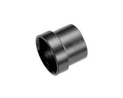 -04 aluminum tube sleeve - black (use with an818-04) - black -6/pkg