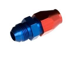 Hose Ends - Hard Line Adapters - Red Horse Products - -06 male to 5/16" tubing - red&blue