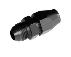 Hose Ends - Hard Line Adapters - Red Horse Products - -08 to 1/2" hard line AN aluminum hose end - black