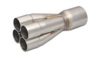 Exhaust - Merge Collectors - Vibrant Performance - Vibrant Performance - 10302 - 4-1 Merge Collector, 1.75 in. Inlet I.D.; Merge - 2.5 in.; Outlet O.D. - 3 in.