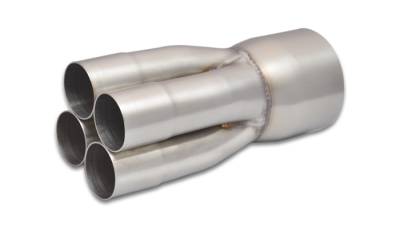 Exhaust - Merge Collectors - Vibrant Performance - Vibrant Performance - 10307 - 4-1 Merge Collector, 1.875 in. Inlet I.D.; Merge - 3.5 in.; Outlet O.D.- 4 in.