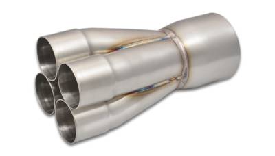 Exhaust - Merge Collectors - Vibrant Performance - Vibrant Performance - 10316 - 4-1 Merge Collector, 2.25 in. Inlet I.D.; Merge - 3.5 in.; Outlet O.D. 4 in.