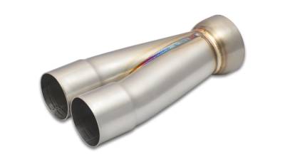 Exhaust - Merge Collectors - Vibrant Performance - Vibrant Performance - 10363 - 2-1 Merge Collector, 2.25 in. Inlet I.D. x 2.5 in. Outlet O.D., 8.75 in. Overall Length