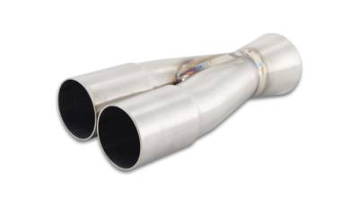 Exhaust - Merge Collectors - Vibrant Performance - Vibrant Performance - 10364 - 2-1 Merge Collector, 1.50" Inlet I.D. x 2.00" Outlet O.D. - 7.00" Overall Length