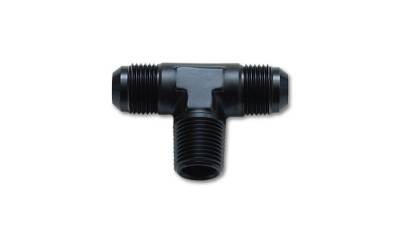 Vibrant Performance - 10461 - Male Flare to Pipe Tee Adapter Fitting; Size: -4AN x 1/8 in. NPT
