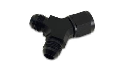Vibrant Performance - 10905 - 90 Degree Y Adapter, Female Size: -8 AN; Dual Male Size: -6 AN