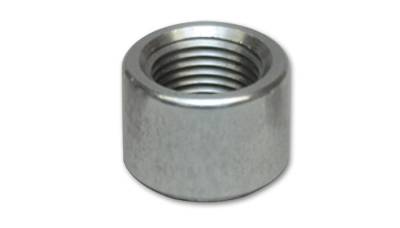 Vibrant Performance - 11161 - Female -6AN Aluminum Weld Bung (9/16 in. - 18 Thread - 7/8 in. Flange OD)
